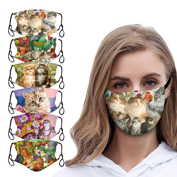 party masks fast delivery christmas cat print reusable and washable outdoor breathing mask máscara para adultos bandage cubrebocas
party masks fast delivery christmas cat print reusable and washable outdoor breathing mask máscara para adultos bandage cubrebocas