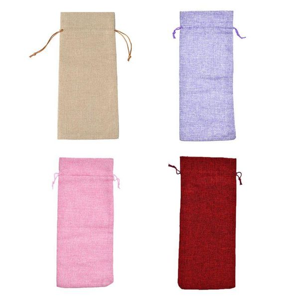 10pcs rustic linen drawstring champagne red wine bottle bag gift packaging wrapping pouch wedding party decor lxac wrap
10pcs rustic linen drawstring champagne red wine bottle bag gift packaging wrapping pouch wedding party decor lxac wrap