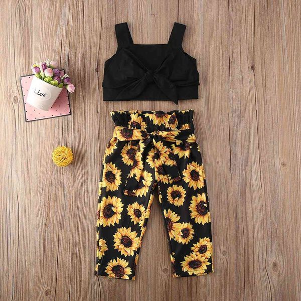 toddler baby girl clothes solid color sling crop sunflower print long pants 2pcs outfits sunsuit summer, White
toddler baby girl clothes solid color sling crop sunflower print long pants 2pcs outfits sunsuit summer, White