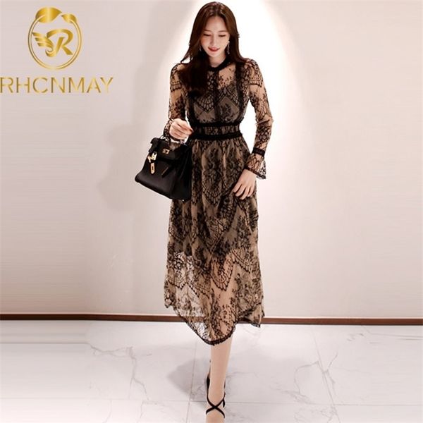 summer hollow out patchwork bottoming lace dress women elegant vintage dresses ol see through work vestidos 210520, Black;gray
summer hollow out patchwork bottoming lace dress women elegant vintage dresses ol see through work vestidos 210520, Black;gray