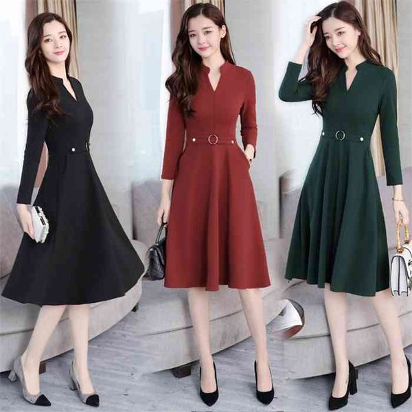 plus size autumn winter black midi dresses women elegant korean bodycon v-neck dress party long sleeve runway vestidos, Black;gray
plus size autumn winter black midi dresses women elegant korean bodycon v-neck dress party long sleeve runway vestidos, Black;gray