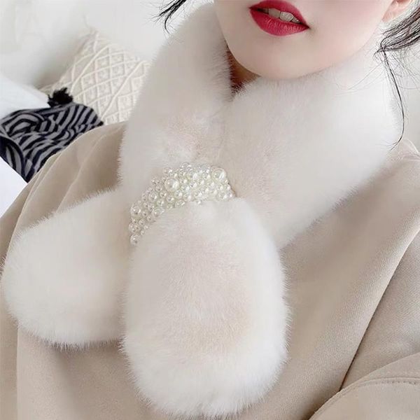 scarves winter warm scarf pearl plush bib thicken imitation fur shawl fashion women neck warmers, Blue;gray
scarves winter warm scarf pearl plush bib thicken imitation fur shawl fashion women neck warmers, Blue;gray