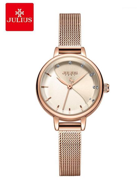 wristwatches small julius women's watch japan mov't hours elegant fashion clock stainless steel metal bracelet girl's gift bo, Slivery;brown
wristwatches small julius women's watch japan mov't hours elegant fashion clock stainless steel metal bracelet girl's gift bo, Slivery;brown