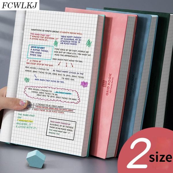 notepads notebook a5/b5 thickened large super thick grid square book diary cuaderno notebooks and journals simple, Purple;pink
notepads notebook a5/b5 thickened large super thick grid square book diary cuaderno notebooks and journals simple, Purple;pink