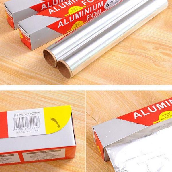 tools & accessories 5 pack kitchen heavy duty aluminum foil tin silver paper wrap for food storage and bbq
tools & accessories 5 pack kitchen heavy duty aluminum foil tin silver paper wrap for food storage and bbq