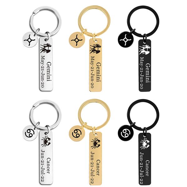 fashion letter keychain car key chains holder gold color 12 constellations keyrings zodiac signs jewelry for women birthday gift dhl, Silver
fashion letter keychain car key chains holder gold color 12 constellations keyrings zodiac signs jewelry for women birthday gift dhl, Silver
