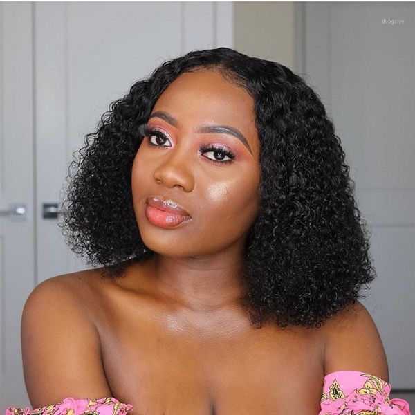 jerry curly lace front human hair wigs short bob 4x1 part wig for black women brazilian virgin pre plucked1, Black;brown
jerry curly lace front human hair wigs short bob 4x1 part wig for black women brazilian virgin pre plucked1, Black;brown