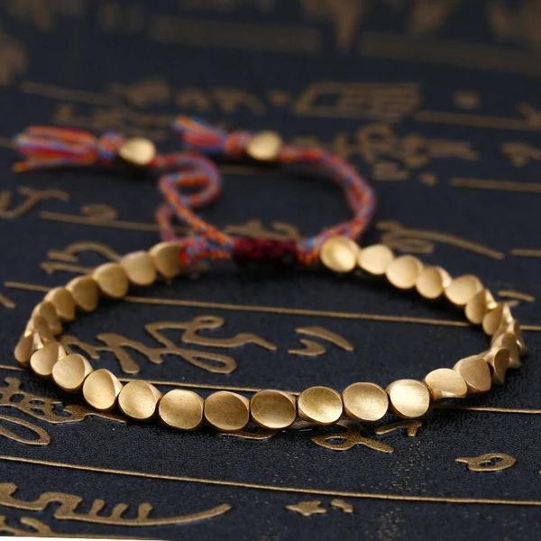 charm bracelets handmade tibetan copper bead bracelet for women adjustable rope chain men gold color braided boho vintage jewelry gift, Golden;silver
charm bracelets handmade tibetan copper bead bracelet for women adjustable rope chain men gold color braided boho vintage jewelry gift, Golden;silver