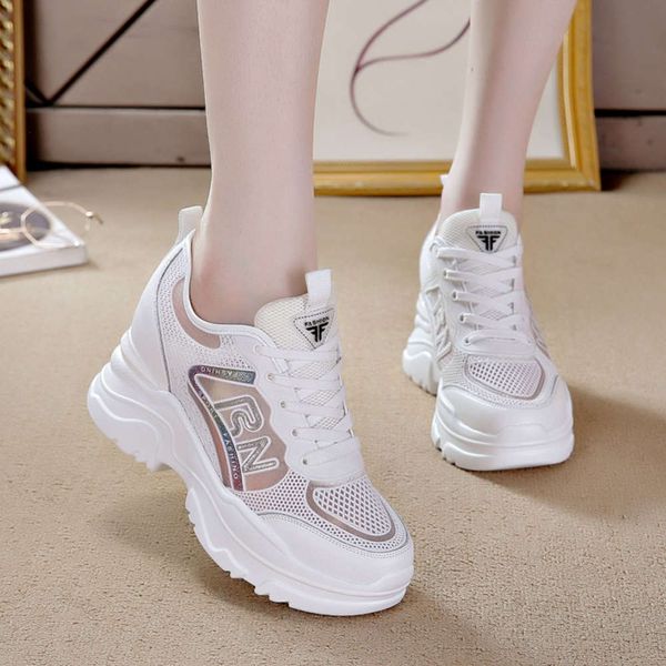 summer casual shoes new 2021 women's comfortable cowhide hollow mesh fashion sports heightening casual white t4ku fuvb, Black
summer casual shoes new 2021 women's comfortable cowhide hollow mesh fashion sports heightening casual white t4ku fuvb, Black