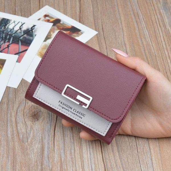 wallets 2021 wallet women short card holder leather cute girls money bag ladies purse coin pocket portfel w057, Red;black
wallets 2021 wallet women short card holder leather cute girls money bag ladies purse coin pocket portfel w057, Red;black