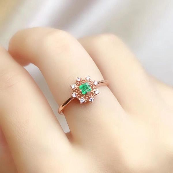 cluster rings 2021 boutique jewelry 925 sterling silver natural emerald female ring support test, Golden;silver
cluster rings 2021 boutique jewelry 925 sterling silver natural emerald female ring support test, Golden;silver