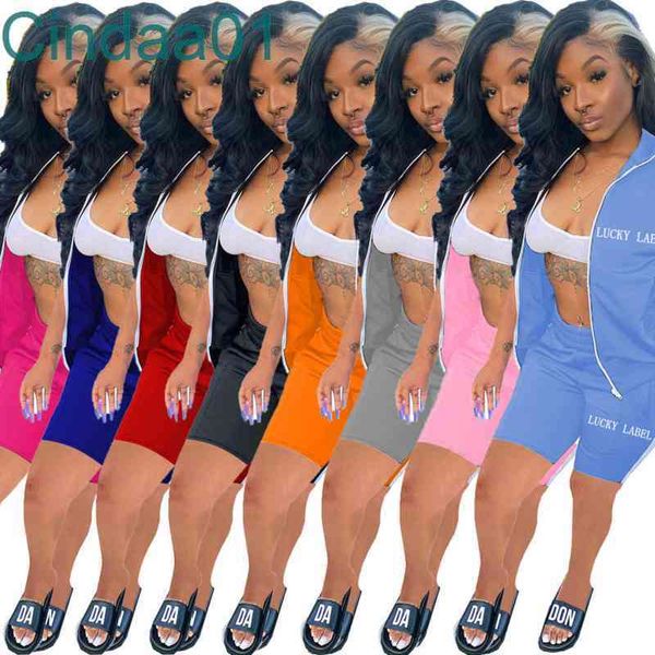 women tracksuits two pieces set deisgner outfits letter embroidery zipper coat shorts sports suits solid colour ladies sportwear 8 colours, Gray
women tracksuits two pieces set deisgner outfits letter embroidery zipper coat shorts sports suits solid colour ladies sportwear 8 colours, Gray