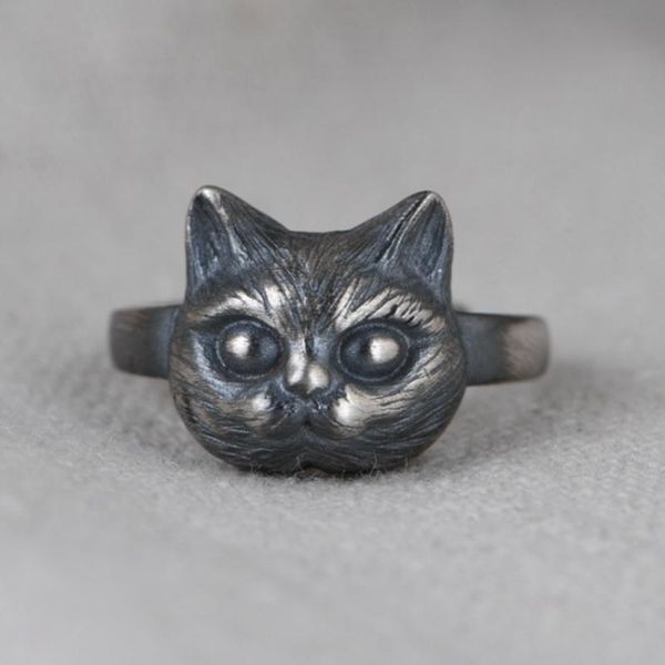 cluster rings 925 sterling silver oxidized cute cat women jewelry ring a5817, Golden;silver
cluster rings 925 sterling silver oxidized cute cat women jewelry ring a5817, Golden;silver