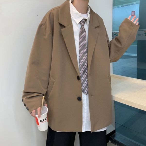 suit coat men's korean fashion handsome jackets spring autumn loose casual two button single breasted blazer 2021 new, White;black
suit coat men's korean fashion handsome jackets spring autumn loose casual two button single breasted blazer 2021 new, White;black