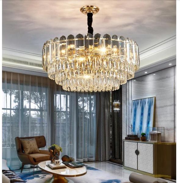 modern luxury golden color metal d60cm led pendant lights lustre k9 crystal hanging lamp indoor lighting fixture chandeliers
modern luxury golden color metal d60cm led pendant lights lustre k9 crystal hanging lamp indoor lighting fixture chandeliers