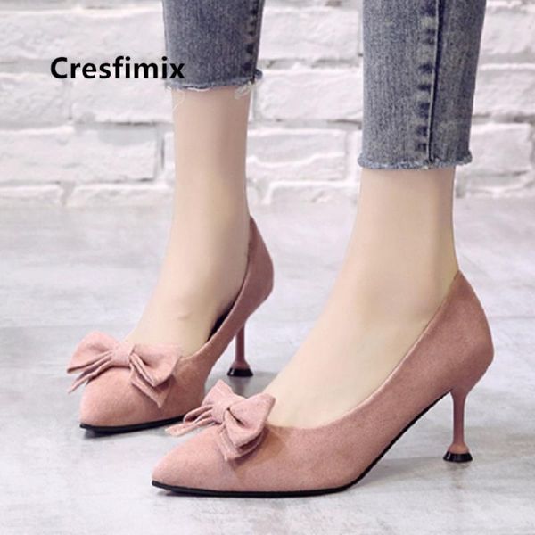 dress shoes women cute sweet pink bow tie high heel lady casual quality black flock pumps talon femme party f5537
dress shoes women cute sweet pink bow tie high heel lady casual quality black flock pumps talon femme party f5537