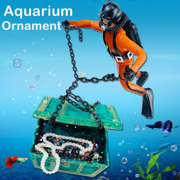 decorations undersea treasure diver aquarium decoration accessories action figure fish tank ornament for air pump
decorations undersea treasure diver aquarium decoration accessories action figure fish tank ornament for air pump