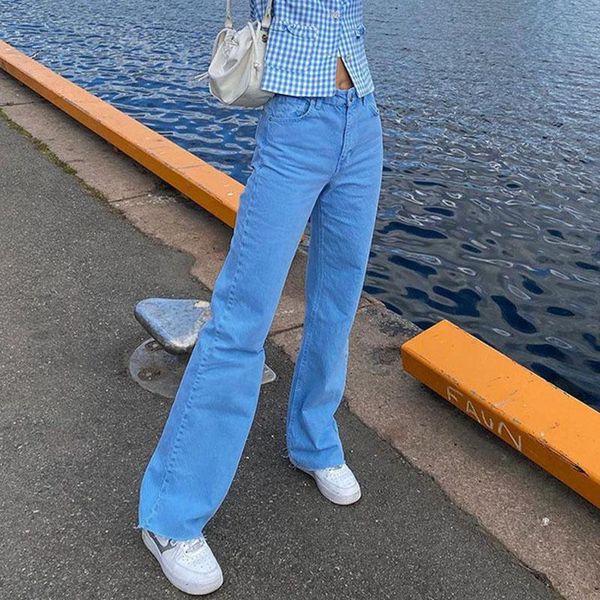 women's jeans blue casual women high waist straight white denim trousers office lady slim slimming female summer 2021
women's jeans blue casual women high waist straight white denim trousers office lady slim slimming female summer 2021