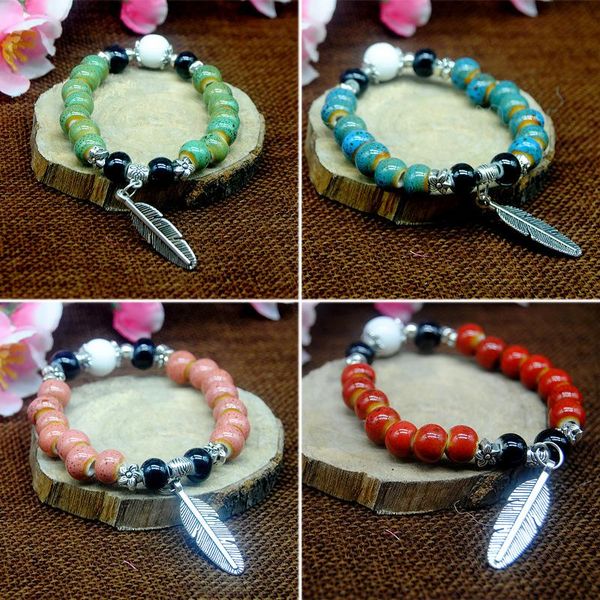 charm bracelets miara.l summer ceramic bracelet women's creative folk style handmade jewelry, Golden;silver
charm bracelets miara.l summer ceramic bracelet women's creative folk style handmade jewelry, Golden;silver