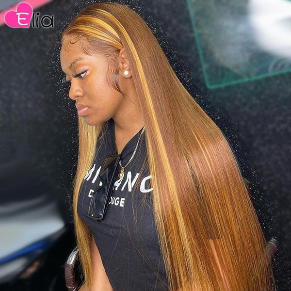 lace wigs elia highlights frontal wig straight human hair remy peruvian 100% pre plucked for black women wholesale, Black;brown
lace wigs elia highlights frontal wig straight human hair remy peruvian 100% pre plucked for black women wholesale, Black;brown