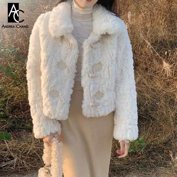 women's fur & faux s- autumn winter woman coat jacket beige khaki synthetic fashion sweet short thick warm elegant, Black
women's fur & faux s- autumn winter woman coat jacket beige khaki synthetic fashion sweet short thick warm elegant, Black