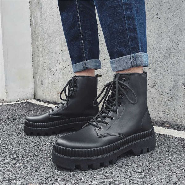 autumn 2021 trend classic martin boots men's high leather thick soled waterproof motorcycle lace up boots
autumn 2021 trend classic martin boots men's high leather thick soled waterproof motorcycle lace up boots