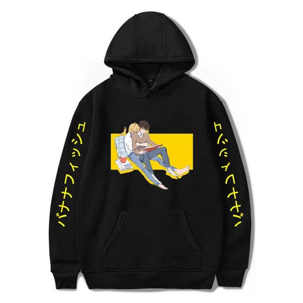 men's hoodies & sweatshirts banana fish anime hoodie fashion ash lynx harajuku sweatshirt pullover streetwear coolclothes, Black
men's hoodies & sweatshirts banana fish anime hoodie fashion ash lynx harajuku sweatshirt pullover streetwear coolclothes, Black