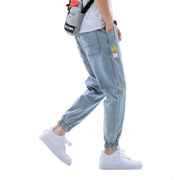 men's jeans loose jeans, simple design, comfortable, with everything, casual, haran, foot binding, novelty, spring, 2021, Blue
men's jeans loose jeans, simple design, comfortable, with everything, casual, haran, foot binding, novelty, spring, 2021, Blue