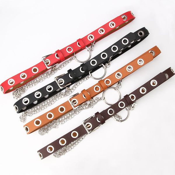 belts european and american explosive rock circle chain full hole belt female simple wild punk style concave shape trouser retro, Black;brown
belts european and american explosive rock circle chain full hole belt female simple wild punk style concave shape trouser retro, Black;brown