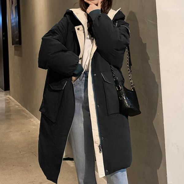 women warm parkas plus size buttons zipper coat jacket solid long thick outerwear fashion korean mujer clothes #t2g1, Black
women warm parkas plus size buttons zipper coat jacket solid long thick outerwear fashion korean mujer clothes #t2g1, Black