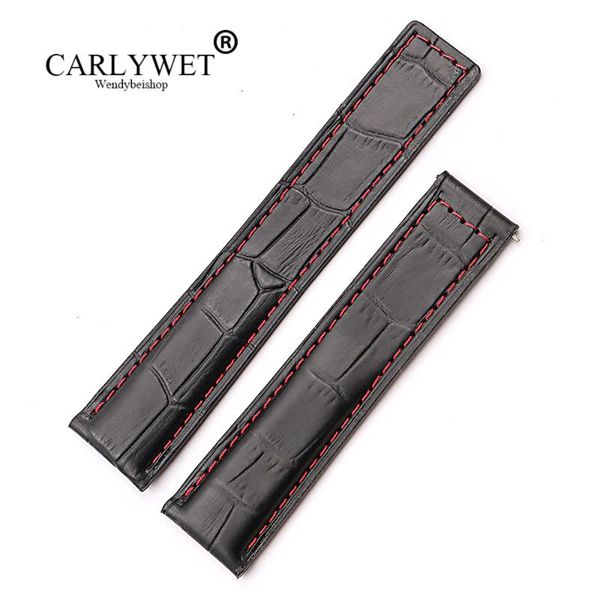 watch bands carlywet 20 22mm wholesale red stitches genuine leather replacement wrist band strap belt, Black;brown
watch bands carlywet 20 22mm wholesale red stitches genuine leather replacement wrist band strap belt, Black;brown
