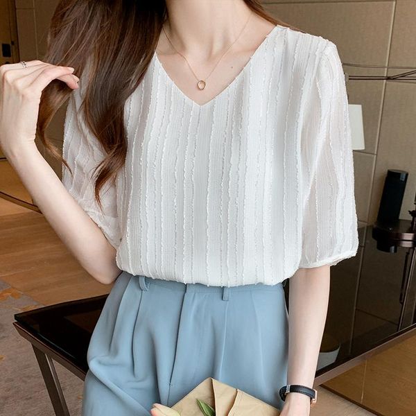 women's blouses & shirts shirt solid summer for women short sleeve 2021 white v-neck lines female basic ol
women's blouses & shirts shirt solid summer for women short sleeve 2021 white v-neck lines female basic ol