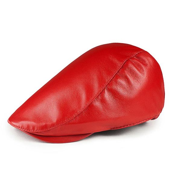 berets fashion royal red beret hat men women flat cap real sheepskin leather spring autumn male female solid peaked, Blue;gray
berets fashion royal red beret hat men women flat cap real sheepskin leather spring autumn male female solid peaked, Blue;gray