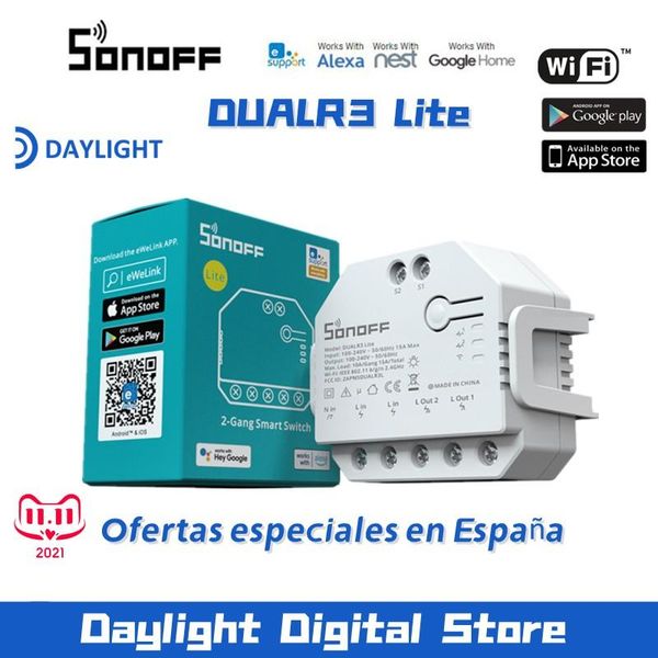 smart home control sonoff dualr3 lite 2 gang dual relay module diy mini switch via ewelink compatible with alexa google
smart home control sonoff dualr3 lite 2 gang dual relay module diy mini switch via ewelink compatible with alexa google