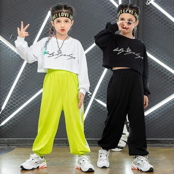 stage wear kids outfits clothing crop sweatshirt streetwear jogger pants for girls jazz hip hop dancing costume clothes, Black;red
stage wear kids outfits clothing crop sweatshirt streetwear jogger pants for girls jazz hip hop dancing costume clothes, Black;red