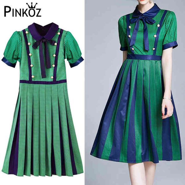 summer arrival elegant bow collar plaid short sleeve bowknot woman retro pleated buttons office dress plus size 2xl 210421, Black;gray
summer arrival elegant bow collar plaid short sleeve bowknot woman retro pleated buttons office dress plus size 2xl 210421, Black;gray