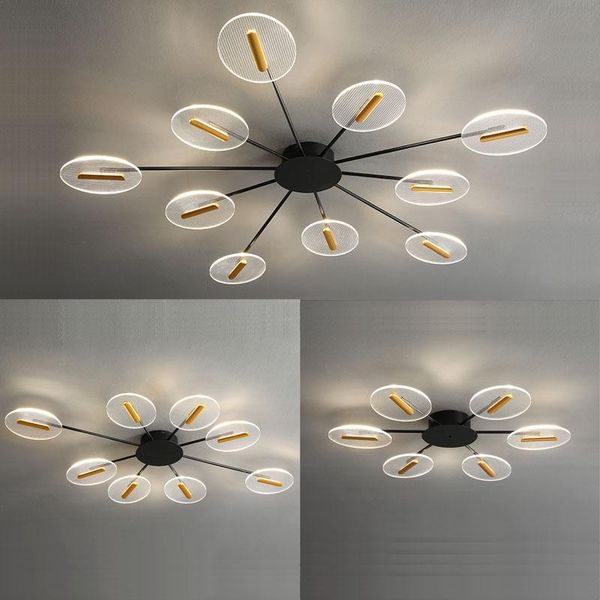 black modern led living room ceiling lights for bedroom study lamp acrylic shade restaurant lighting fixture 110v 220v
black modern led living room ceiling lights for bedroom study lamp acrylic shade restaurant lighting fixture 110v 220v