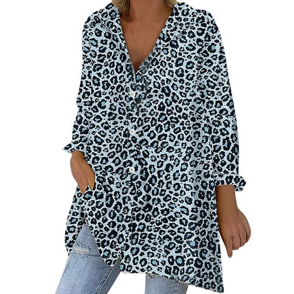 women's blouses & shirts chamsgend fashion womens 2021 ladies leopard print button long sleeves casual shirt blouse women camisas, White
women's blouses & shirts chamsgend fashion womens 2021 ladies leopard print button long sleeves casual shirt blouse women camisas, White