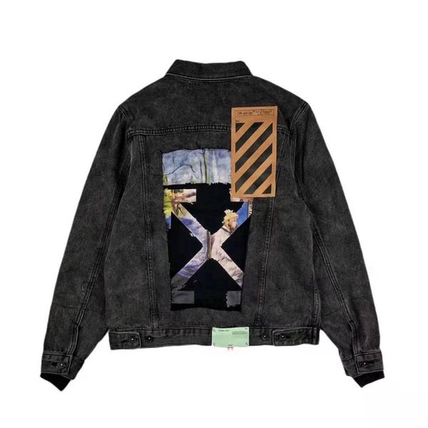 2021 autumn new fashion brand off destruction oil painting graffiti arrow denim jacket lovers, Black;brown
2021 autumn new fashion brand off destruction oil painting graffiti arrow denim jacket lovers, Black;brown