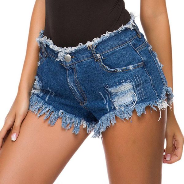 women's jeans casual high waist denim shorts cowboy waists tassel hole fur-lined leg-openings plus size short, Blue
women's jeans casual high waist denim shorts cowboy waists tassel hole fur-lined leg-openings plus size short, Blue
