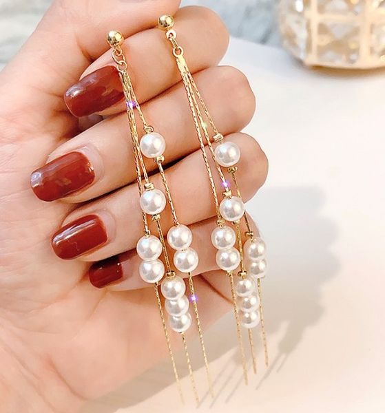 net red european chandelier and american fashion versatile long tassel earrings female s925 silver needle retro girl
net red european chandelier and american fashion versatile long tassel earrings female s925 silver needle retro girl