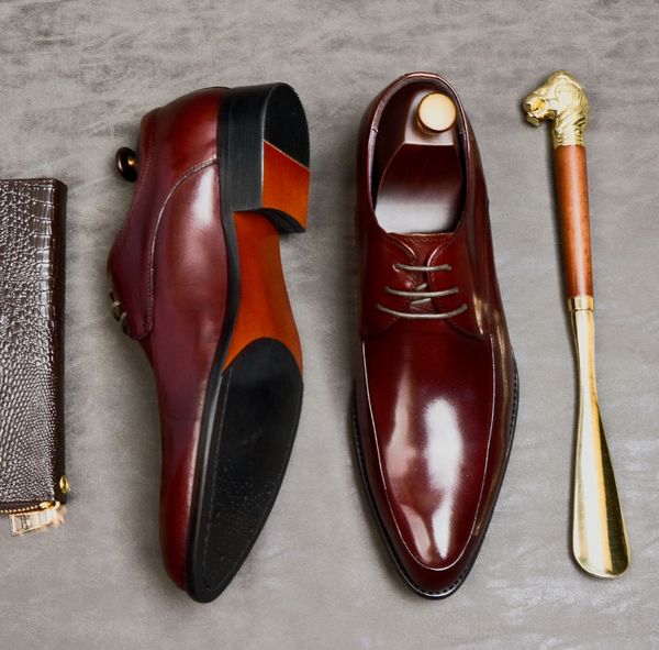 new quality cow leather men shoes soft man dress shoes genuine leather pointed toe luxury designer shoes us 11.5, Black
new quality cow leather men shoes soft man dress shoes genuine leather pointed toe luxury designer shoes us 11.5, Black