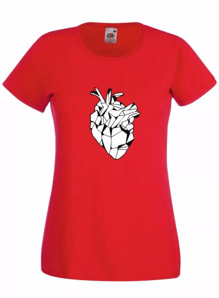 t-shirt shirt women j2174 heart in poly art minimal realism heart love symbol, White;black
t-shirt shirt women j2174 heart in poly art minimal realism heart love symbol, White;black