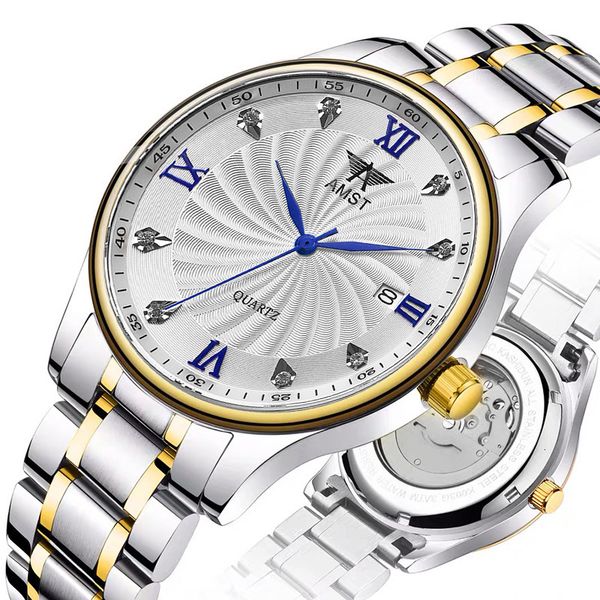 amst automatic mechanical watch high grade men's fashion women's couple's, Slivery;brown
amst automatic mechanical watch high grade men's fashion women's couple's, Slivery;brown