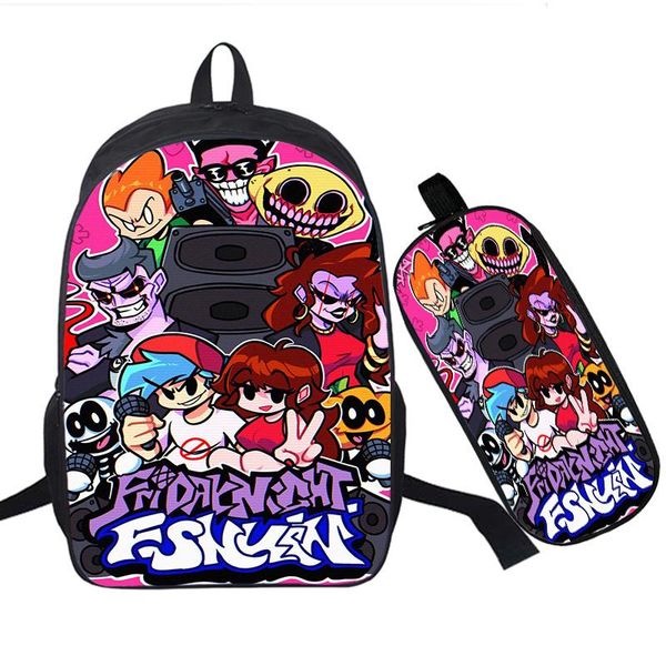 backpack funny game friday night funkin children 2 pcs set school bag boys girls bookbags student back to gift mochila
backpack funny game friday night funkin children 2 pcs set school bag boys girls bookbags student back to gift mochila