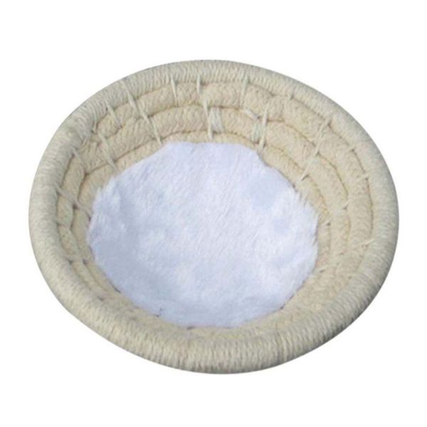 round hand-woven cotton rope bird breeding nest parakeet straw silk soft comfor cages
round hand-woven cotton rope bird breeding nest parakeet straw silk soft comfor cages