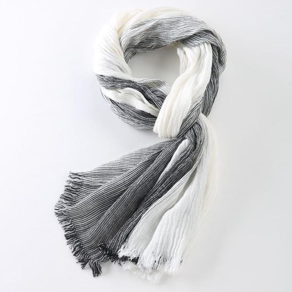scarves 75*205cm 2021 wholesale brand winter scarf men warm soft tassel bufandas cachecol gray plaid woven wrinkled cotton, Blue;gray
scarves 75*205cm 2021 wholesale brand winter scarf men warm soft tassel bufandas cachecol gray plaid woven wrinkled cotton, Blue;gray