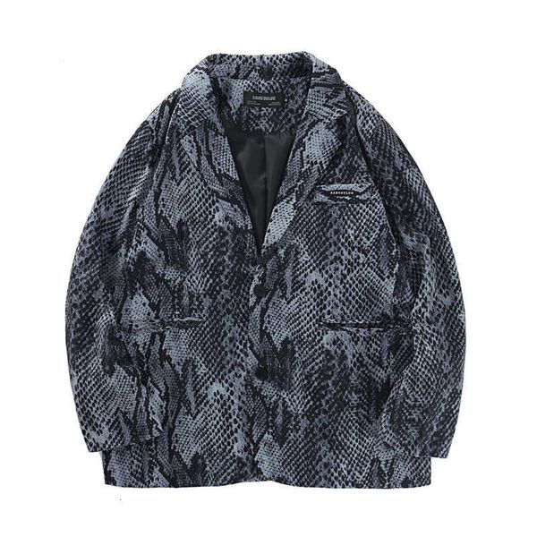 suits & men's blazers serpentine print coat ins fashion suit yuansuo street trend loose jacket, White;black
suits & men's blazers serpentine print coat ins fashion suit yuansuo street trend loose jacket, White;black