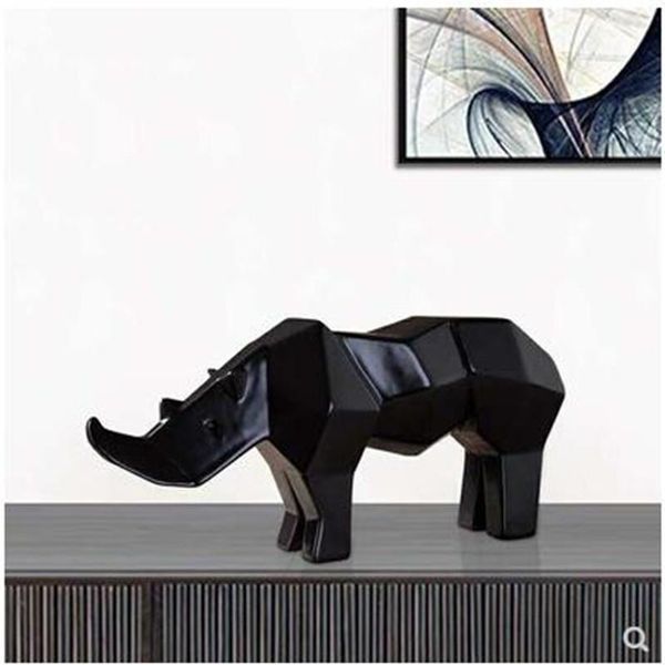 decorative objects & figurines creative nordic black geometric rhino crafts, animal artwork, home office deskdecoration gifts
decorative objects & figurines creative nordic black geometric rhino crafts, animal artwork, home office deskdecoration gifts