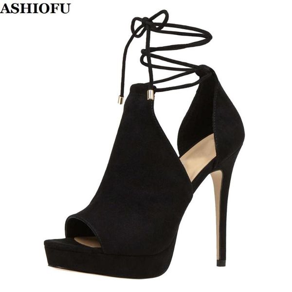handmade ladies stiletto heel platform sandals faux-suede party prom shoes peep-toe evening club fashion, Black
handmade ladies stiletto heel platform sandals faux-suede party prom shoes peep-toe evening club fashion, Black
